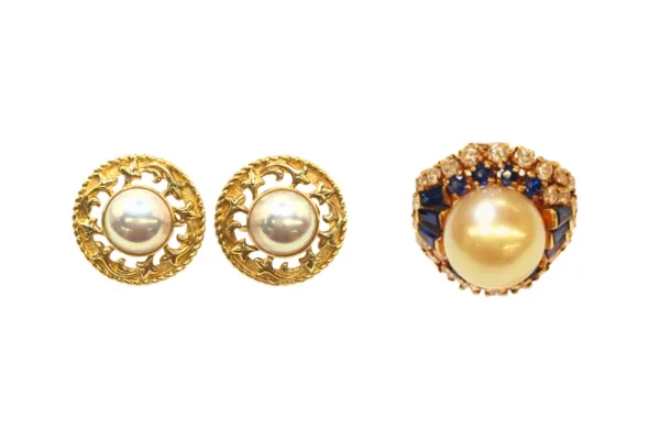 タサキ ピアス ミキモト リング 750