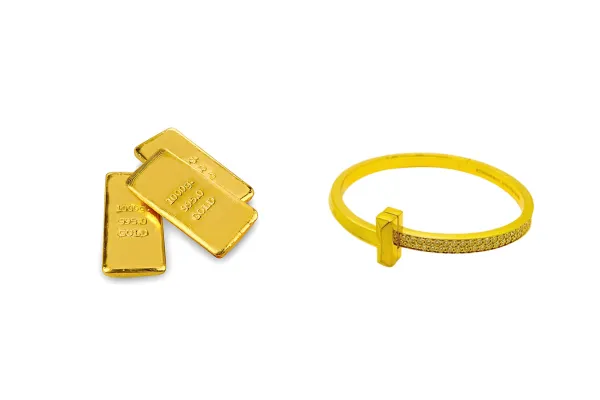 ティファニー Tワン ブレスレット 金のインゴット