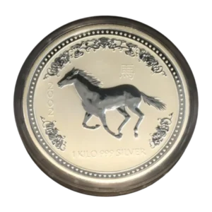 オーストラリアコイン 30ドル 1kg 銀貨 馬 2002年 記念貨幣 記念硬貨