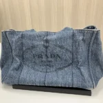 プラダ カナパ トートバッグ デニム