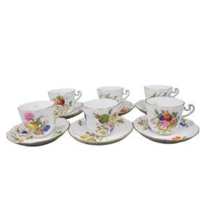 ヘレンド フルーツコンポジション カップ＆ソーサー 計6客