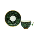 ヘレンド 金彩吉祥文ラージカップ＆ソーサー シノワズリ/皇帝の牡丹