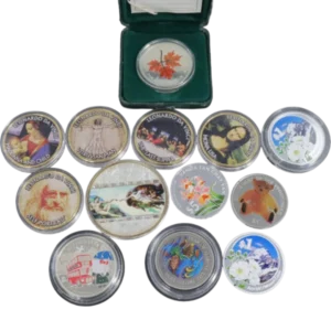 世界のカラーコイン アメリカ シンガポール パラオ ニュージーランドなど 計13枚