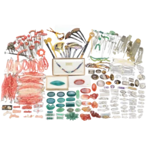 和装品 帯留め かんざし 珊瑚 真珠 鼈甲 天然石 蒔絵 緑石 まとめ