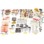 帯留め・かんざし他 べっ甲・サンゴ・アコヤ含む 和装品まとめ