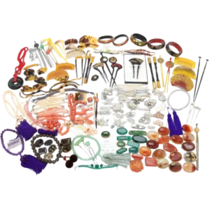 珊瑚 真珠 鼈甲 和装品 帯留め かんざし等 天然石 蒔絵 緑石 まとめ