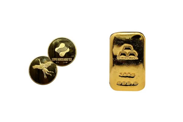 24金 (K24) インゴット 24金(K24)1982年北海道博覧会 記念メダル