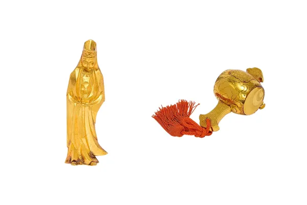 24金(K24)観音像 24金(K24)打ち出の小槌