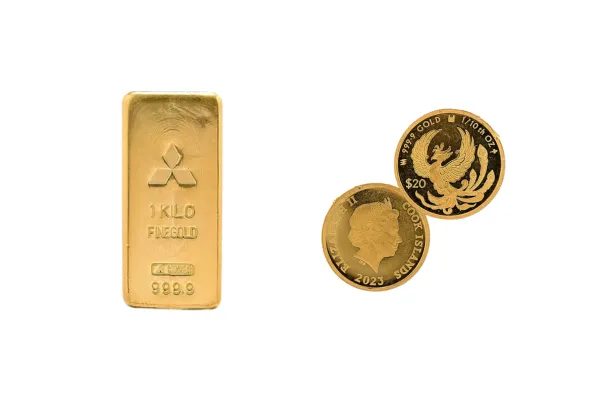 24金 (K24) 純金インゴット 24金 (K24) 鳳凰金貨