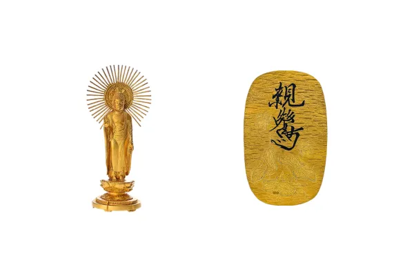 24金(K24)親鸞小判 24金(K24)仏像