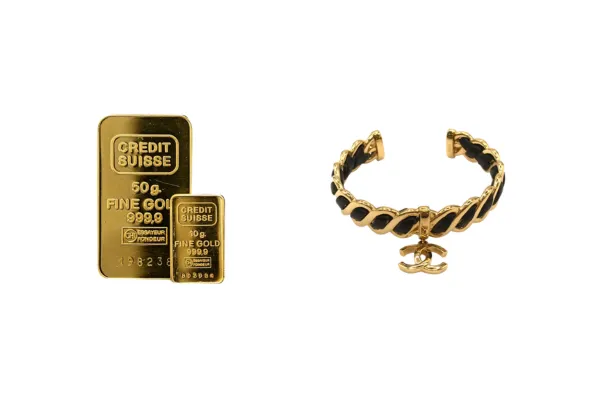 シャネル ブレスレット 24金 (K24) クレディ・スイス インゴット