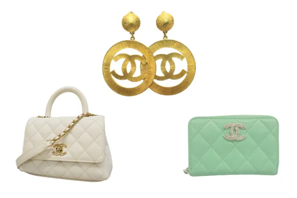 シャネル ピアス ココハンドル ハンドバッグ マトラッセ財布