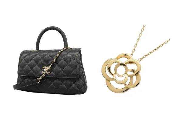 シャネル ネックレス ココハンドル ハンドバッグ