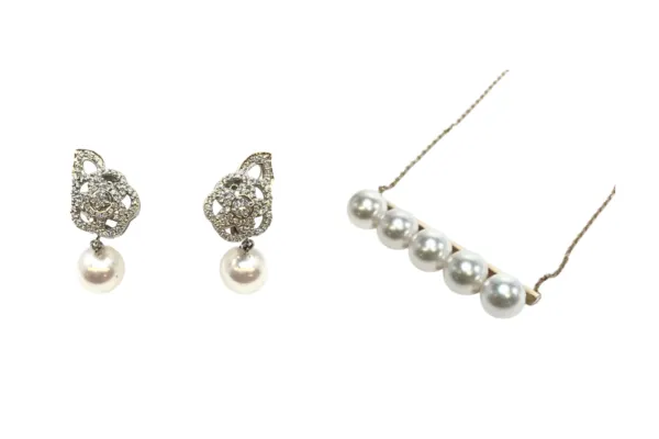 シャネル ピアス　タサキ バランス ネックレス