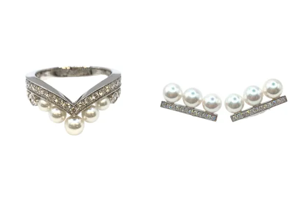 ショーメ ジョゼフィーヌ リング　タサキ バランスネオ ピアス