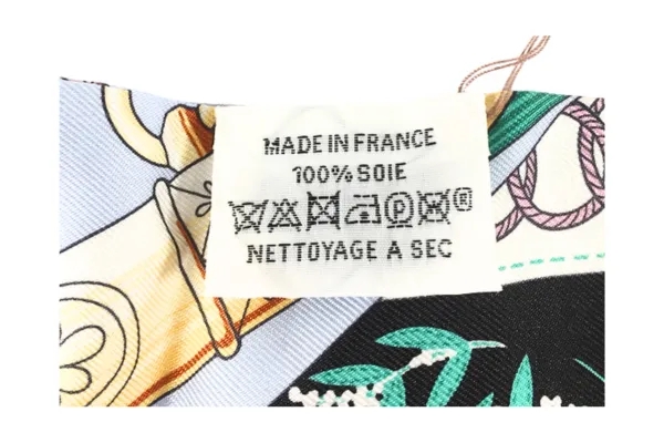 エルメス ツイリー スカーフのタグ