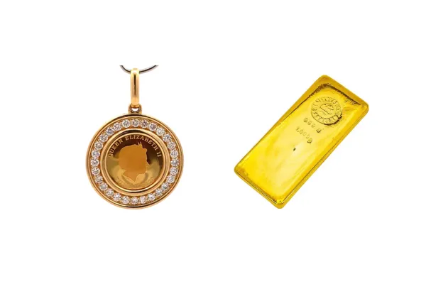 24金(K24)インゴット 1kg K18/K24 ダイヤ ネックレス