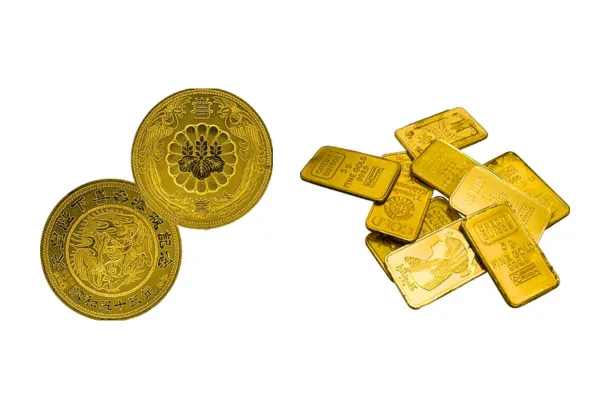 24金 (K24) インゴット 10枚 24金 (K24) 天皇陛下喜寿奉祝記念金貨