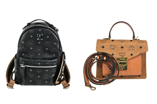 MCM スターク リュックサック PVC ハンドバッグ レザー