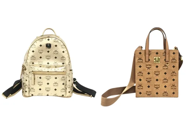 MCM トートバッグ レザー ブラウン MCM リュックサック レザー