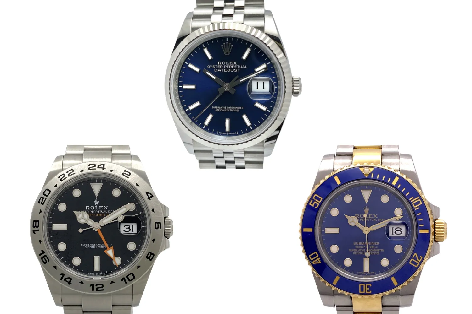 ロレックスの時計に採用されている夜光塗料とは？3種類の塗料の違いを徹底比較