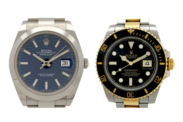 ロレックス デイトジャスト 126300　ロレックス サブマリーナー 116613LN