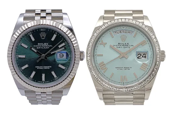 ロレックス デイトジャスト 126334 デイデイト 128396TBR