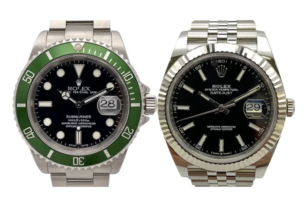 ロレックス デイトジャスト 126334 サブマリーナー 16610