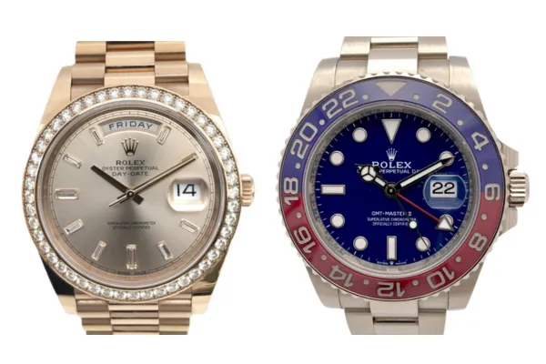 ロレックス デイデイト 228345RBR GMTマスターⅡ 126719BLRO