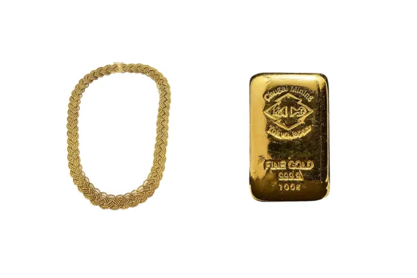 ティファニー ネックレス 24金 (K24) インゴット