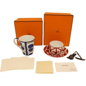 エルメス Hermes ブルーダイユール マグカップ ガダルキヴィール ティーカップ＆ソーサー