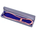 ピンク珊瑚 丸玉 グラデーションネックレス