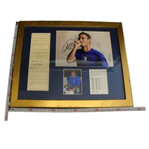 フランチェスコ トッティ Francesco Totti 直筆サイン入りフォトフレーム（ シリアルナンバー入り 25 50 )