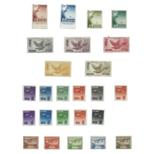 プレミア切手 未使用 芦ノ湖航空 きじ航空 五重塔航空 5種完 大仏航空 4種完 五重塔コイル