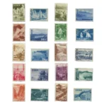 プレミア切手 未使用 観光地百選シリーズ バラ20種完