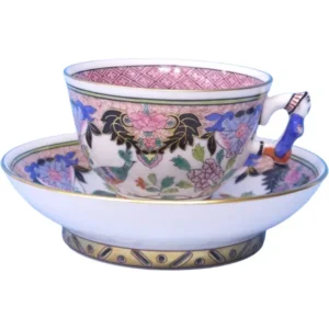 ヘレンド シノワズリ マンダリン エミールローズ デミタスカップ＆ソーサー