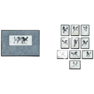 中国切手 1978年 徐悲鴻 奔馬 シリーズ小型シート他 ( T28ｍ )