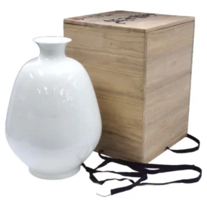 初代奥川忠右衛門 白磁花瓶 文化財 陶器 花器