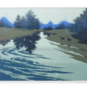 千住博 雨後の朝