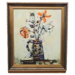 絵画 ポールアイズピリ 花 油彩15号　