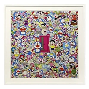 絵画 村上隆 どこでもドア いろいろあるよ