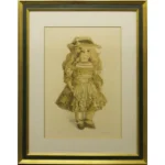 小磯良平 フェルト帽の人形