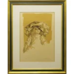 小磯良平 縁なし帽の人形