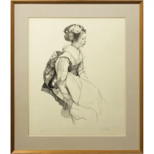 小磯良平 舞妓I-3 舞妓三態より