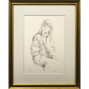 小磯良平 若い女