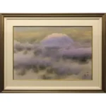 山元櫻月(滋賀県) 暁の清姿 師山元春挙 真作保証