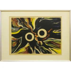 岡本太郎 黒い顔