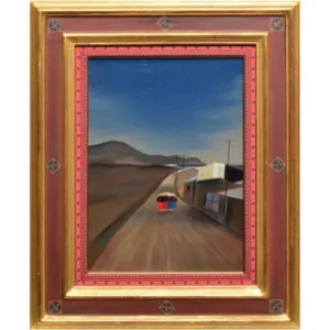 斎藤真一 瞽女の旅より海辺の茶屋