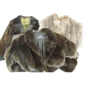 最高級毛皮 ミンク コート 毛皮 BLACK GLAMA 他2点