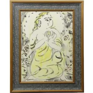 棟方志功 黄衣菩薩図